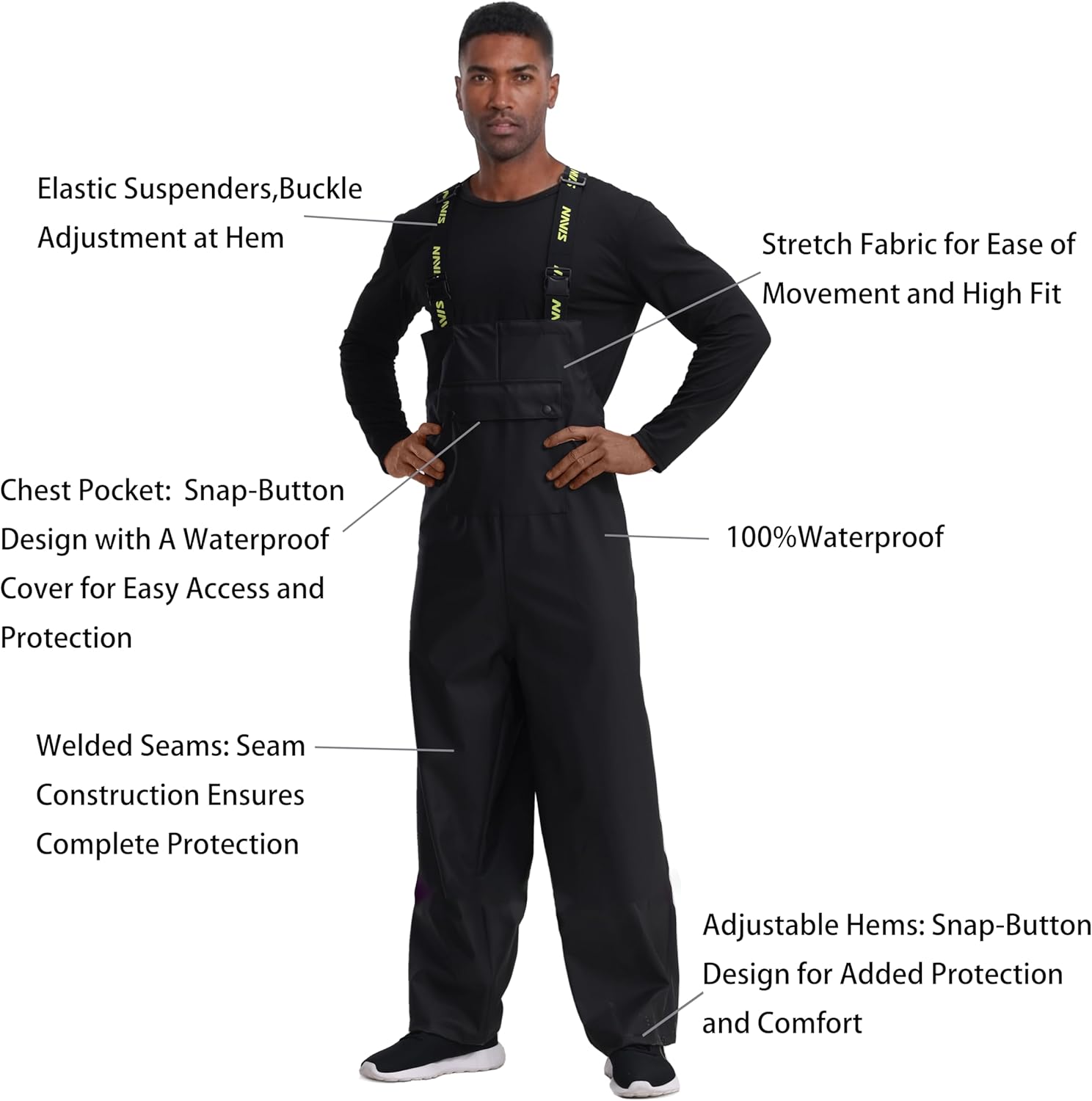 Thumbnail 3 de Men's PRO Workwear 3-Piece Waterproof Rain Suit NW03
