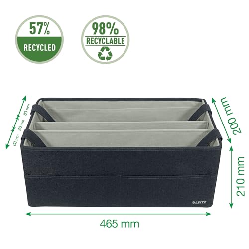 Thumbnail 2 de Leitz 64440089 Bolsa plegable gris terciopelo para oficina 👜