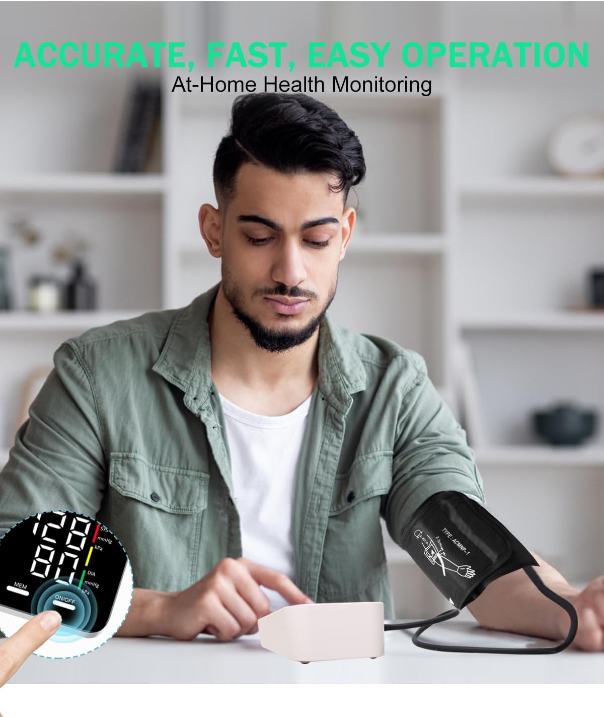 Thumbnail 6 de Blood Pressure Monitor with 2-User Memory