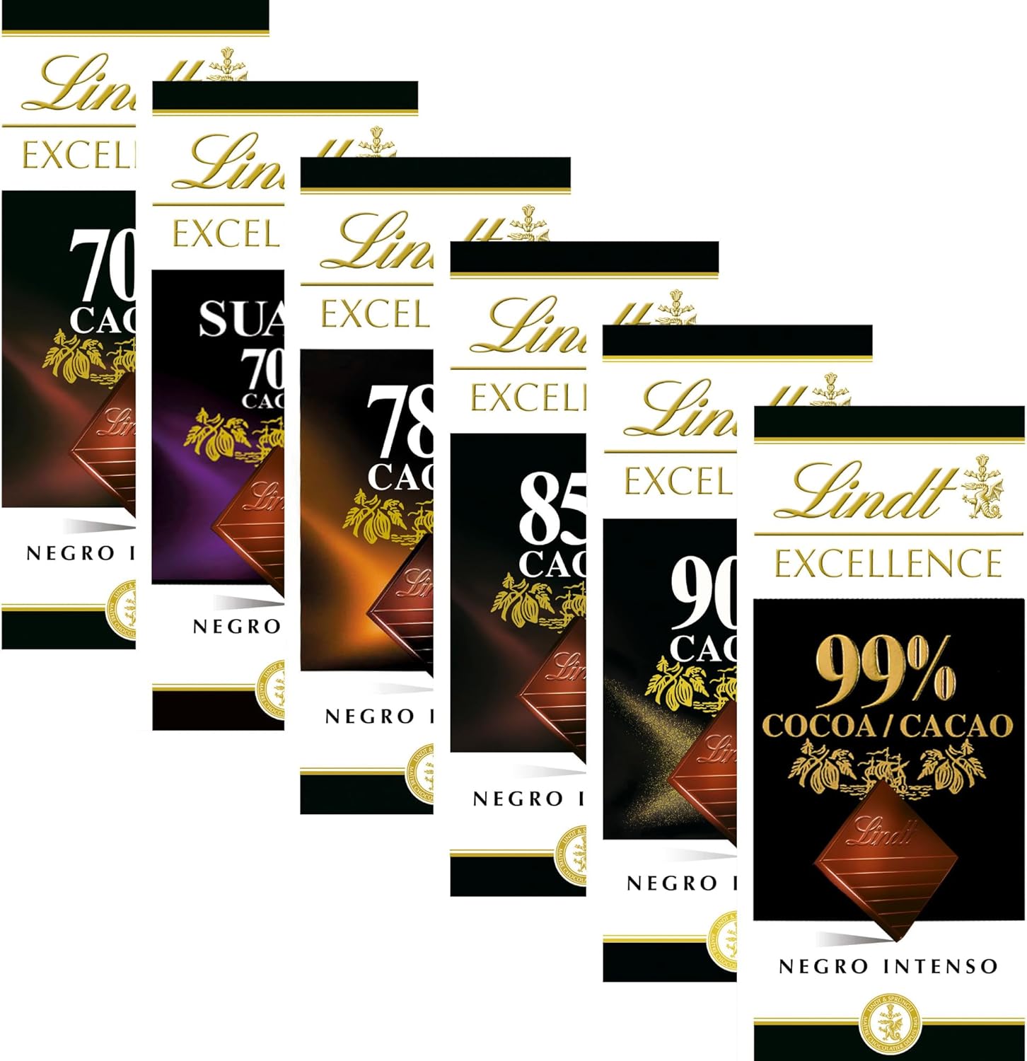 Detalle 2 de Lindt Excellence 85% chocolate negro 100g pack