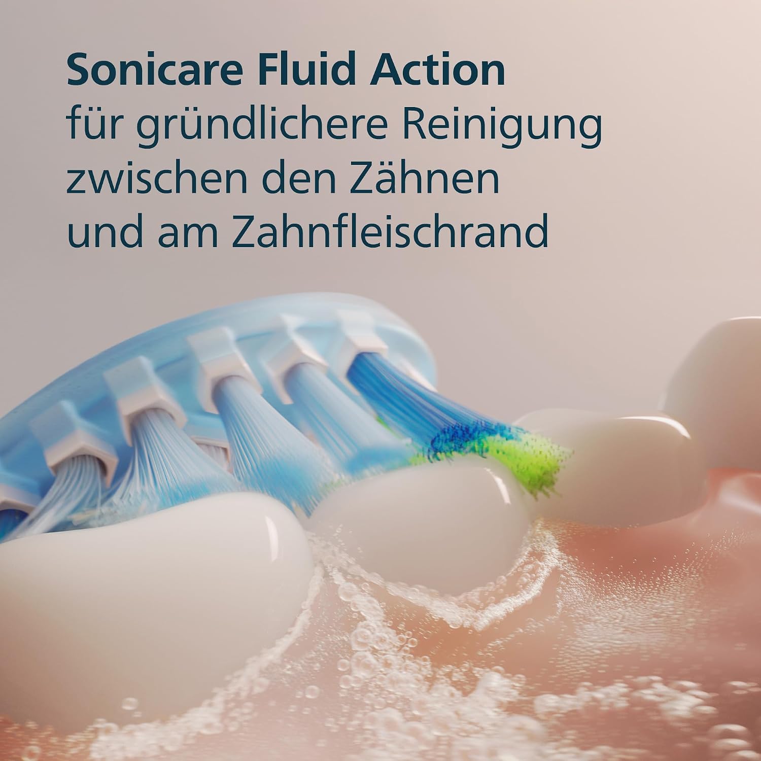 Detalle de Philips Sonicare C3 Premium Plaque Defense: Original Ersatzbürstenköpfe, Weiß, 6er-Pack (HX9046/87)
