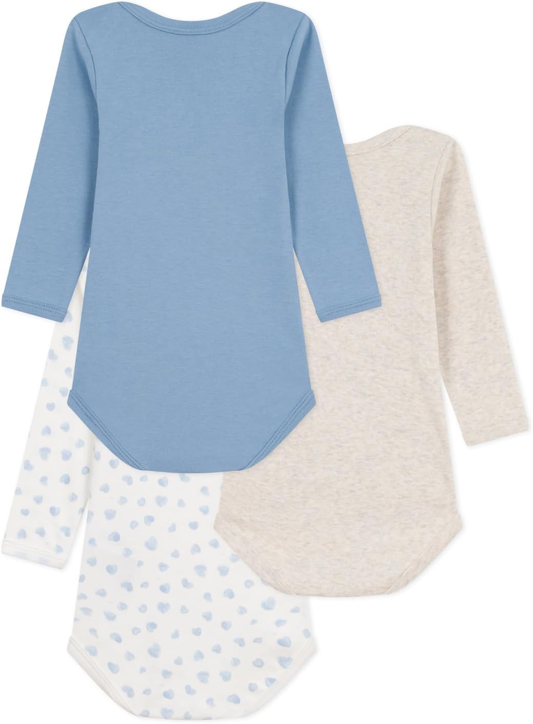 Thumbnail 1 de Petit Bateau A0eay : lot de 3 sous-vêtements bébé mixte en body croisé