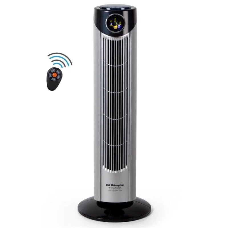 Detalle de Orbegozo TWM 1010: Ventilador de Torre 45W con mando y función ionizador