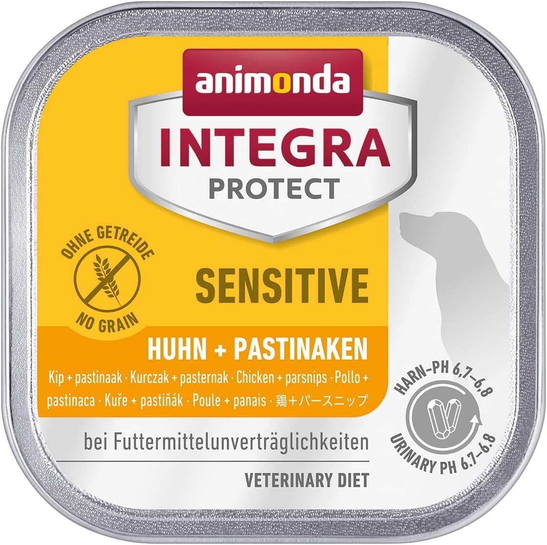 Detalle de animonda INTEGRA PROTECT Sensitive Huhn + Pastinaken – Diätfutter bei Futtermittelallergie (11 x 150 g)
