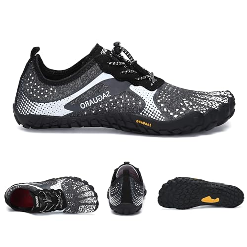 Thumbnail 6 de SAGUARO Zapatillas barefoot minimalistas para trail y fitness, talla 46