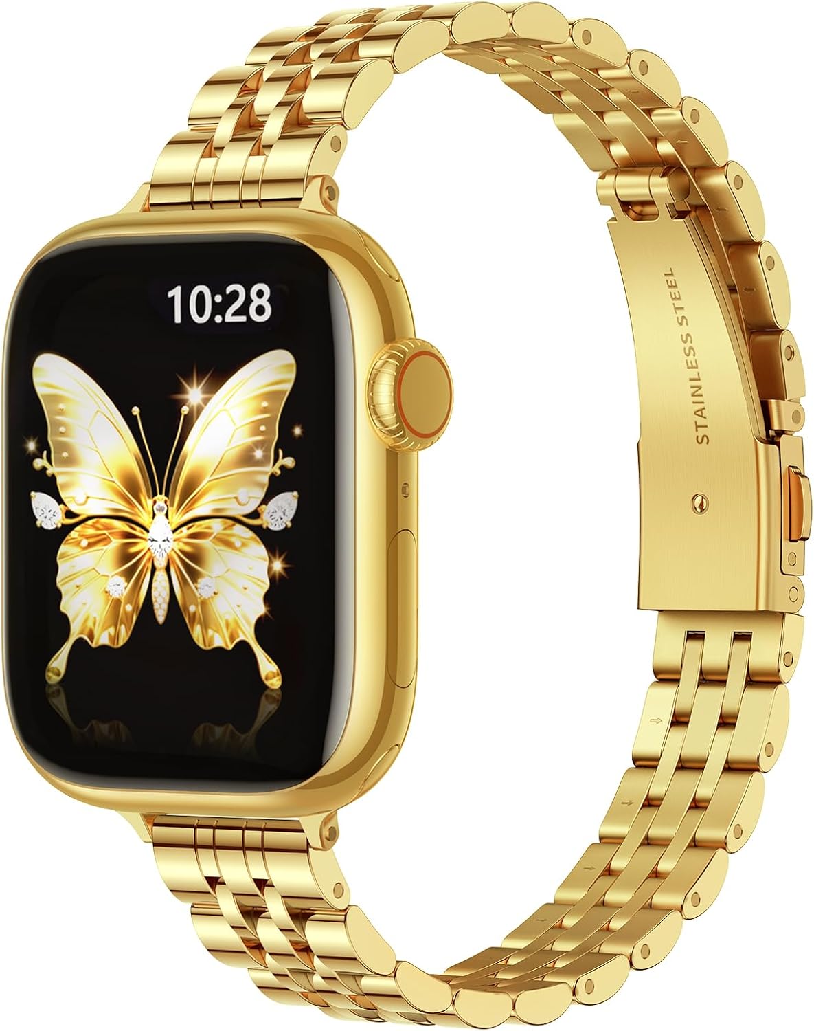 Detalle de GEARYOU Slim Metall Armband Gold 44–49mm