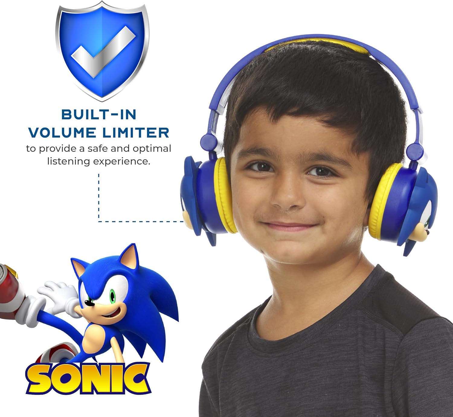 Thumbnail 2 de Sonic The Hedgehog Kids Headphones