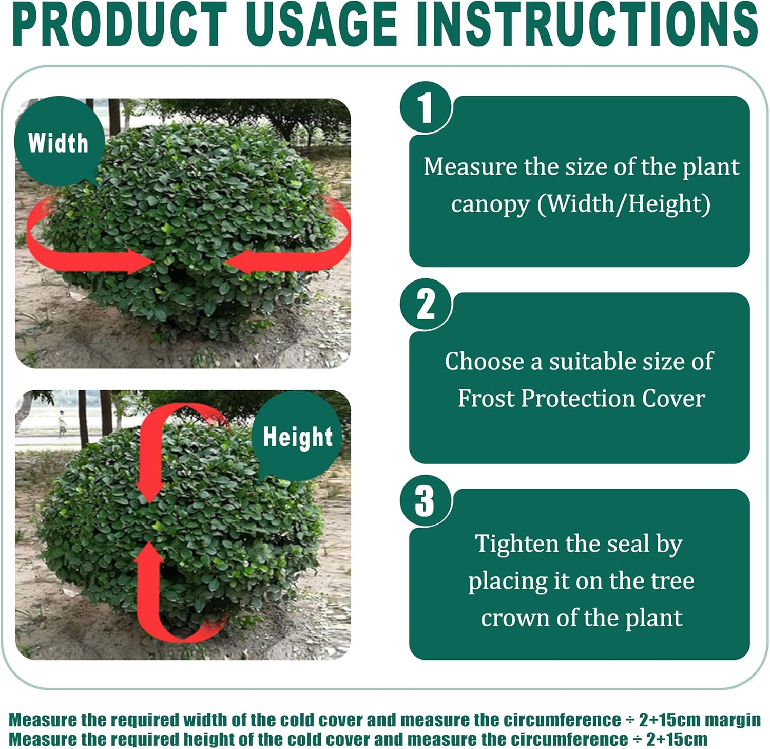 Thumbnail 3 de 2-Pack Plant Fleece Frost Protection Covers (60gsm, 80x120cm) with Gloves – Winter Garden Fleece Jackets for Potted Plants