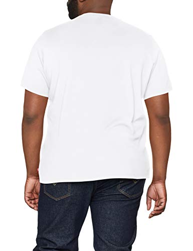 Detalle 2 de Levi’s Big & Tall Graphic Tee Batwing White en 3XL: camiseta con diseño y buena libertad de movimiento