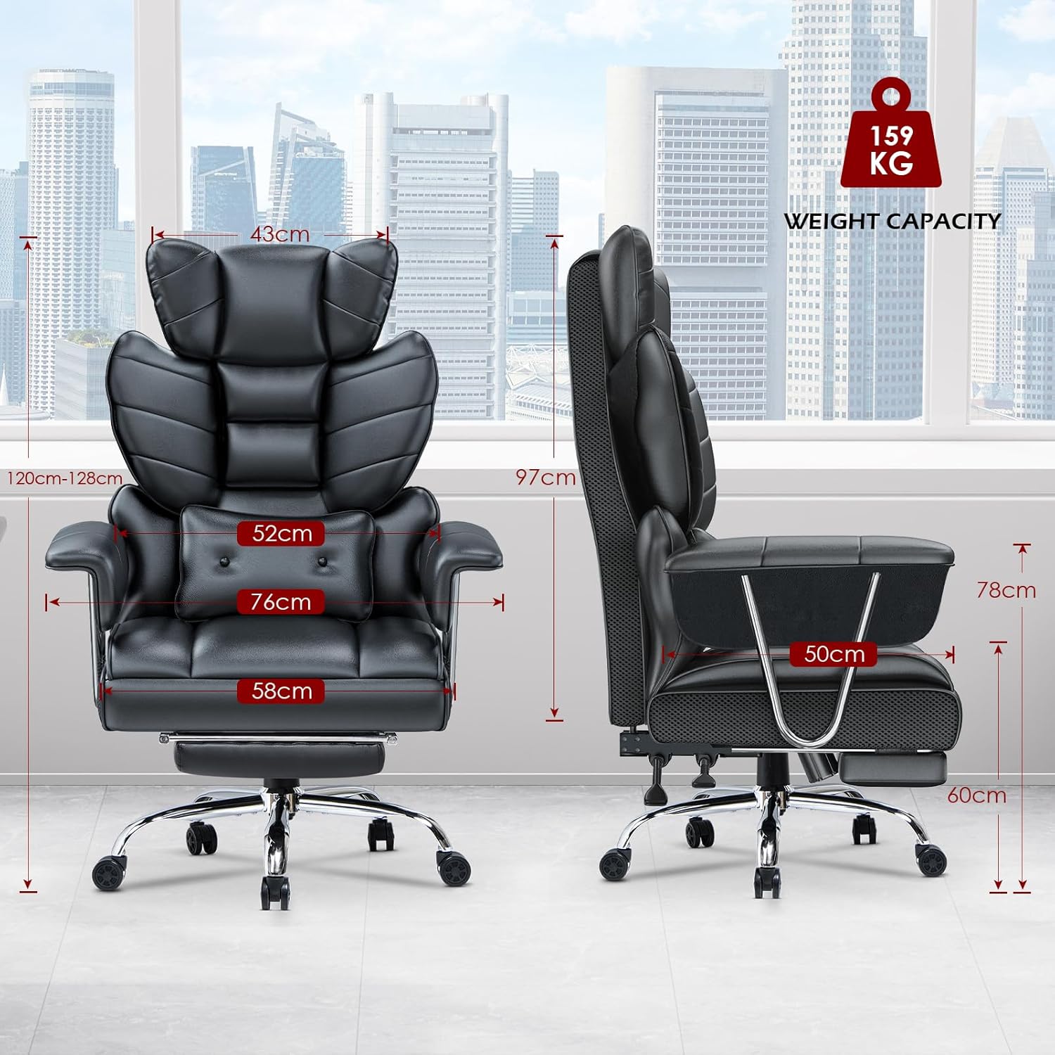 Thumbnail 6 de Racingreat Chaise de Bureau Ergonomique 135°