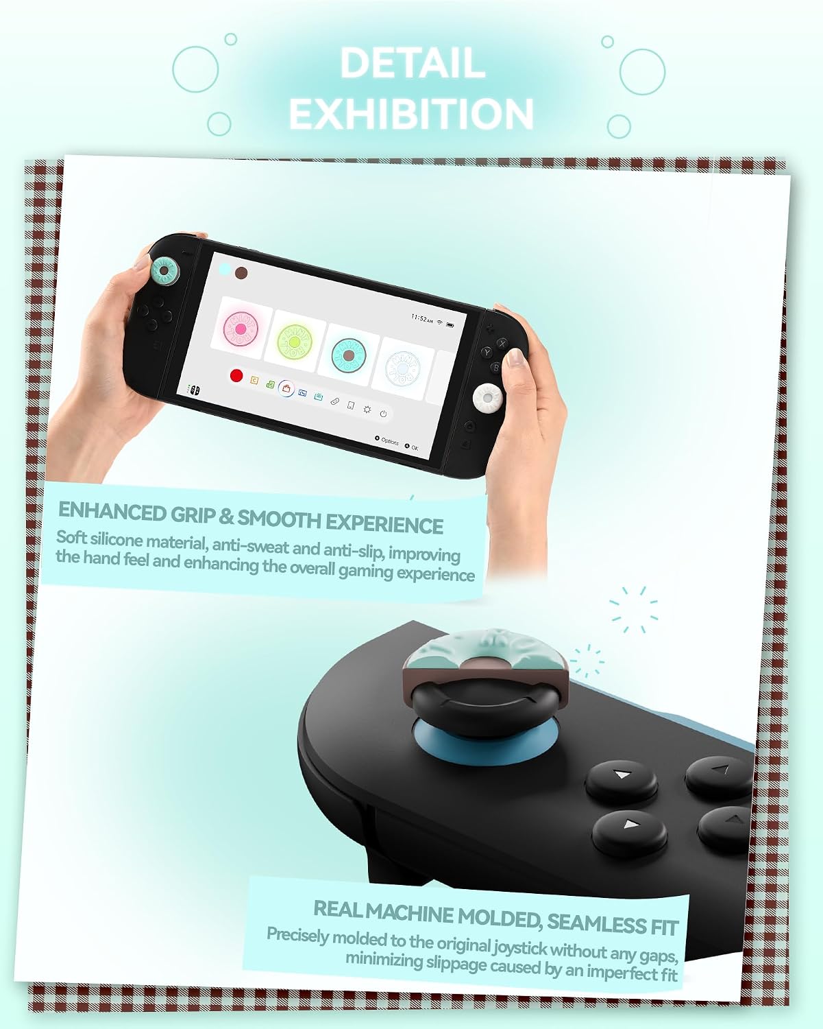 Thumbnail 3 de GeekShare Switch 2 thumb grips 4PCS