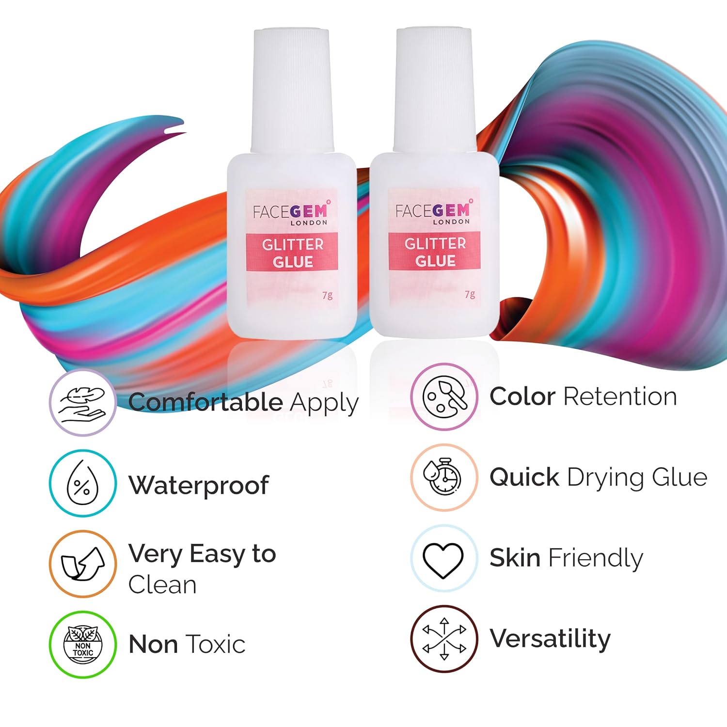 Detalle de Body Glue for Tattoos and Makeup 7g x2