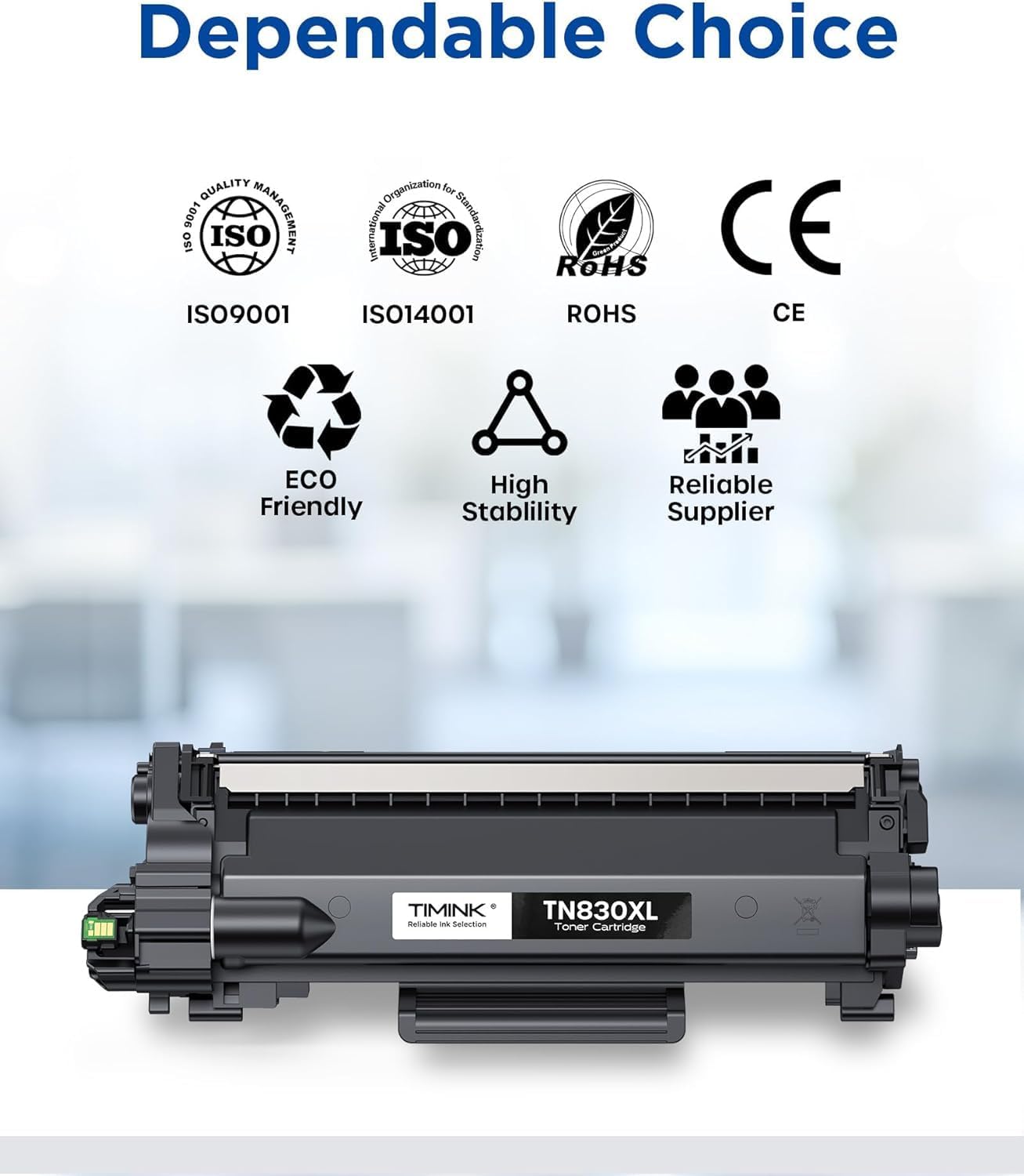 Thumbnail 5 de Timink TN830XL Black Toner Cartridge 4-Pack, Up to 3,000 Pages Each