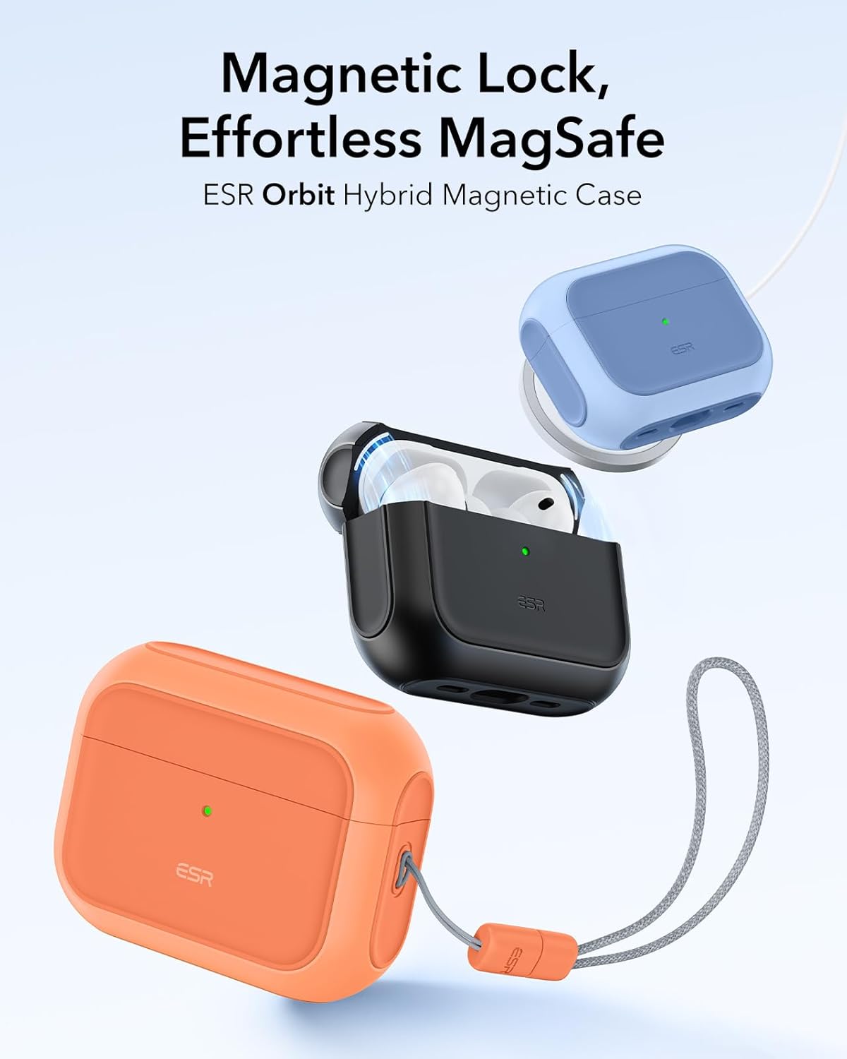 Detalle de AirPods Pro 3 case with MagSafe, 2025