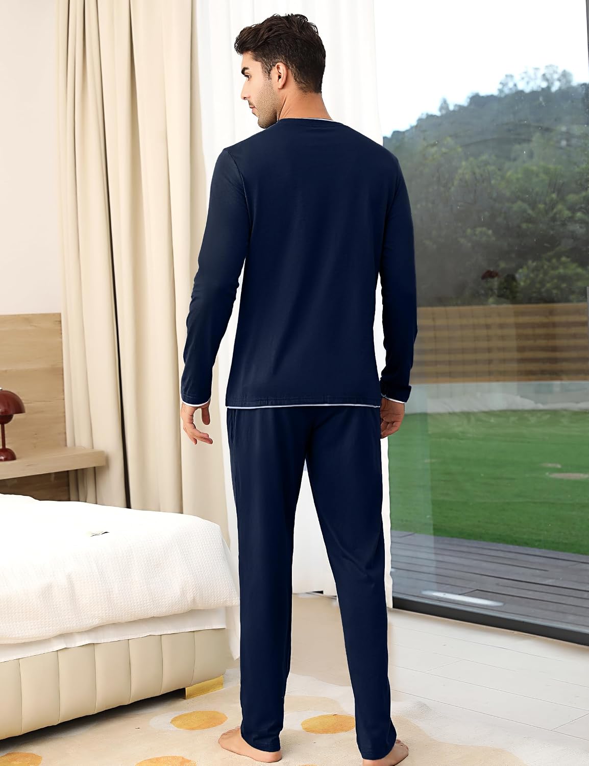 Thumbnail 6 de Ensemble Pyjama Homme en coton doux pour l’hiver - Aseniza
