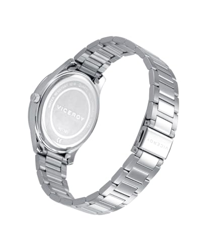 Detalle de Viceroy Grand 401385-67: Reloj de Hombre Elegante en Acero Inoxidable con Esfera Verde