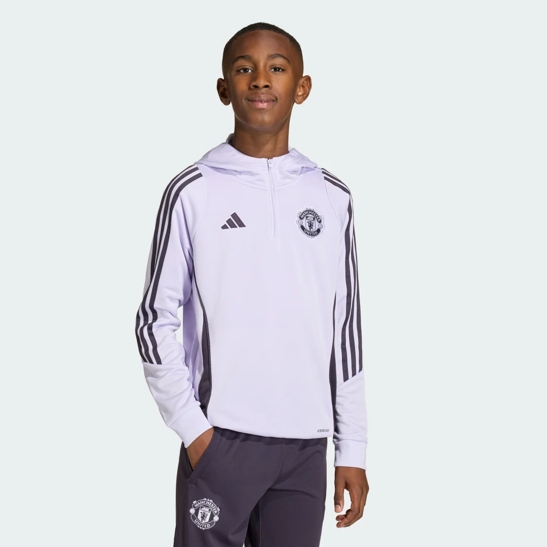 Detalle de Sudadera de entrenamiento con capucha Manchester United Tiro 25 Competition de Adidas