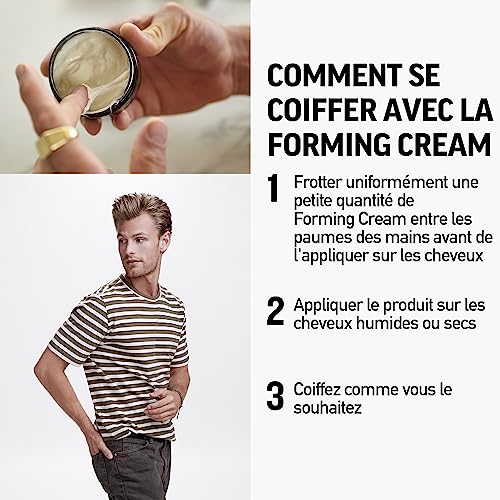 Thumbnail 6 de American Crew Forming Cream – Cire coiffante homme, fixation moyenne et brillance naturelle (85 g)