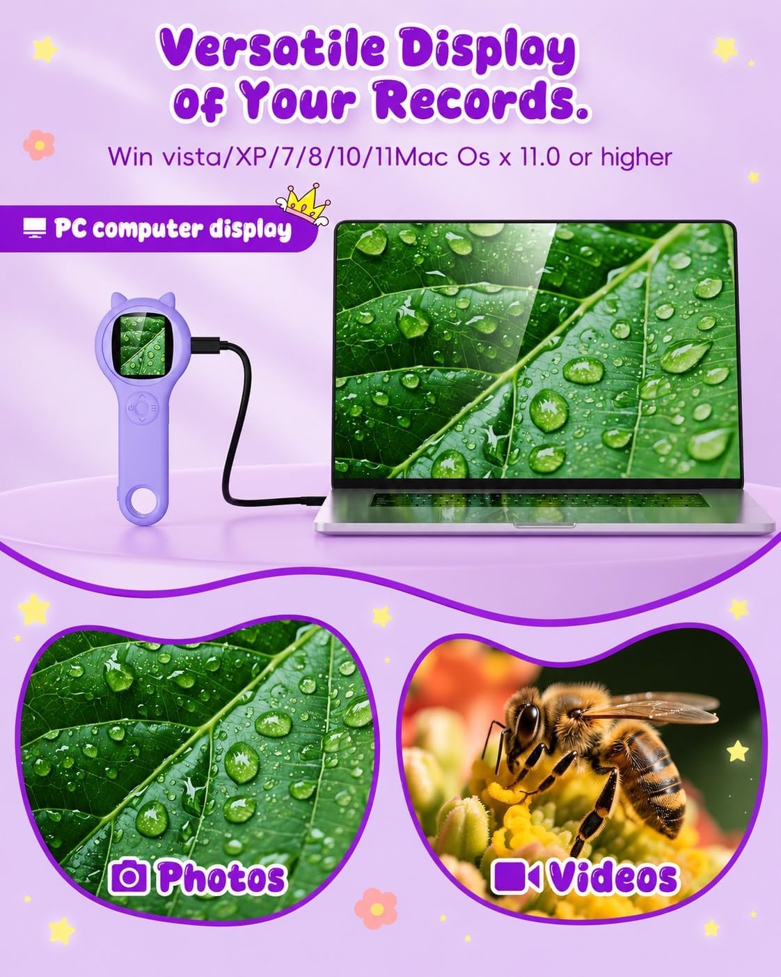 Thumbnail 5 de Mini Pocket Handheld Microscope 500X