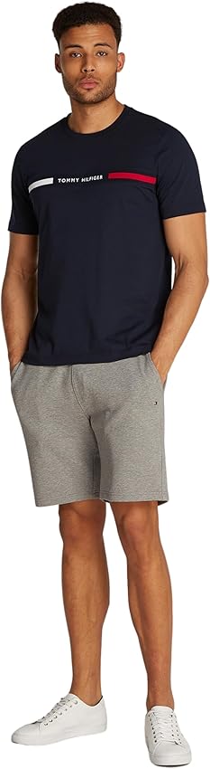 Thumbnail 3 de Tommy Hilfiger Hombre Camiseta Manga Corta Azul L