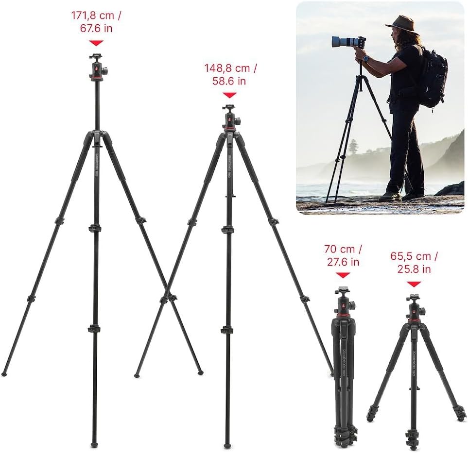 Thumbnail 4 de Manfrotto 190X AS Trépied 10 kg