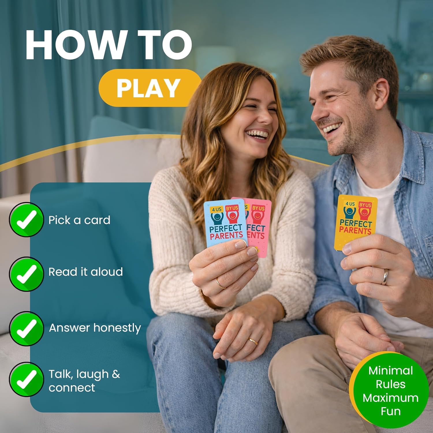 Thumbnail 4 de Perfect Parents Conversation Cards for Couples 🎲