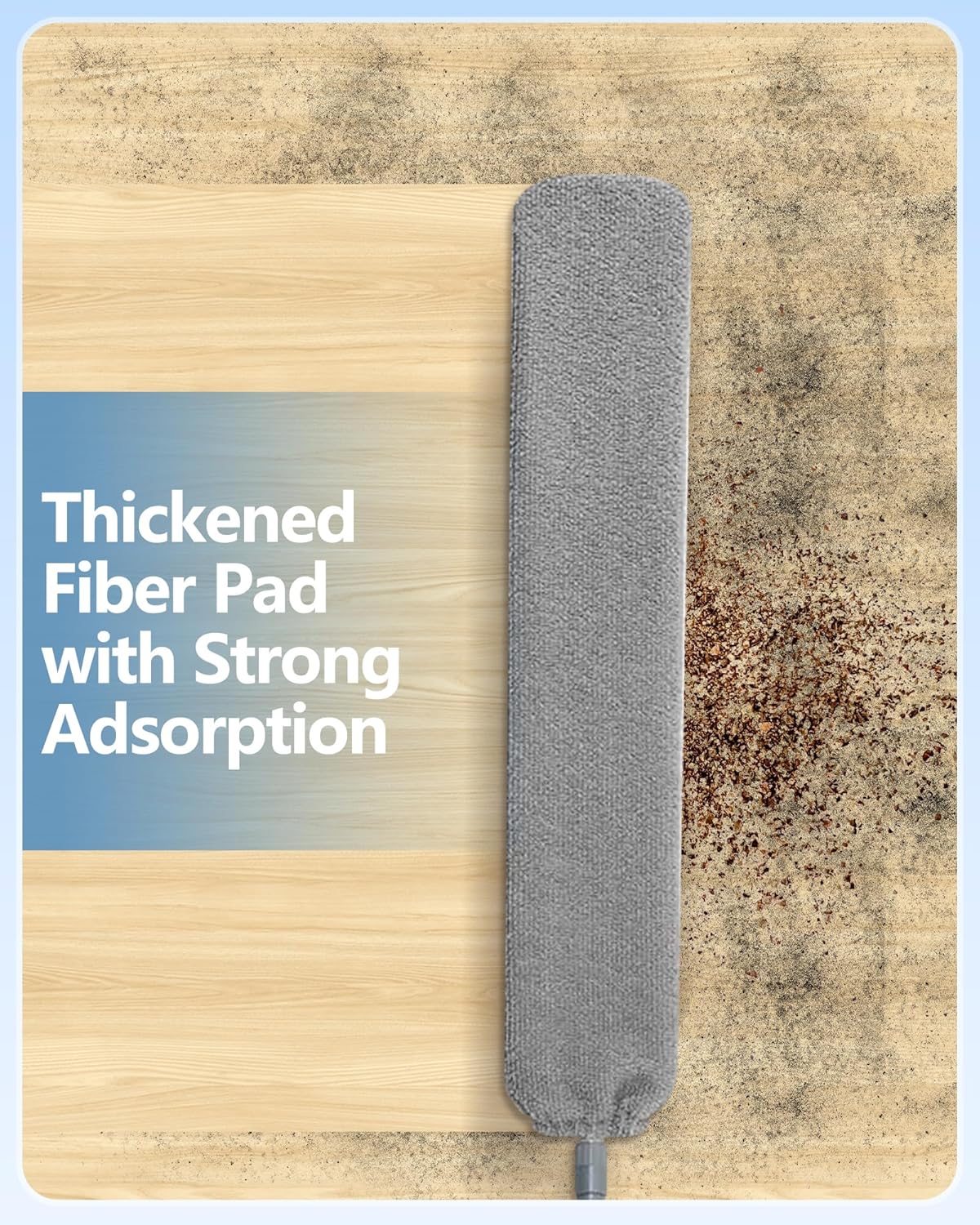 Thumbnail 3 de Fogray Spalt-Staubwedel Teleskop Waschbar – ausziehbar bis 237 cm mit 2 Mikrofaser-Tüchern