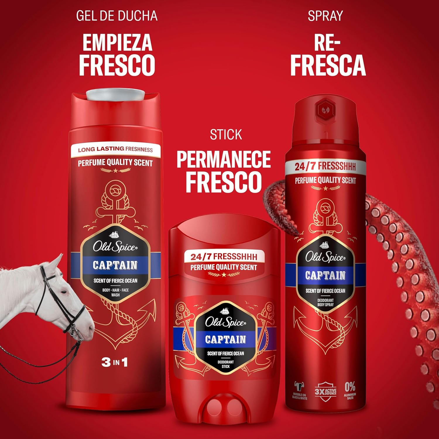 Thumbnail 6 de Old Spice Captain Desodorante en Barra para Hombres - Pack x4