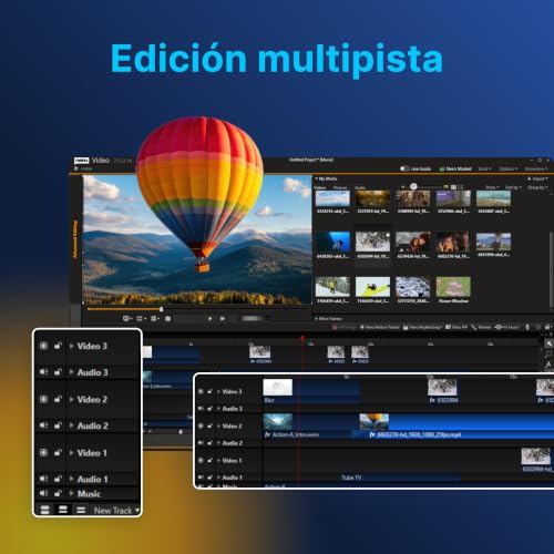Thumbnail 6 de Nero Video 2026: editor de vídeo para Windows con 1000+ efectos, motion tracking y edición en 4K/8K