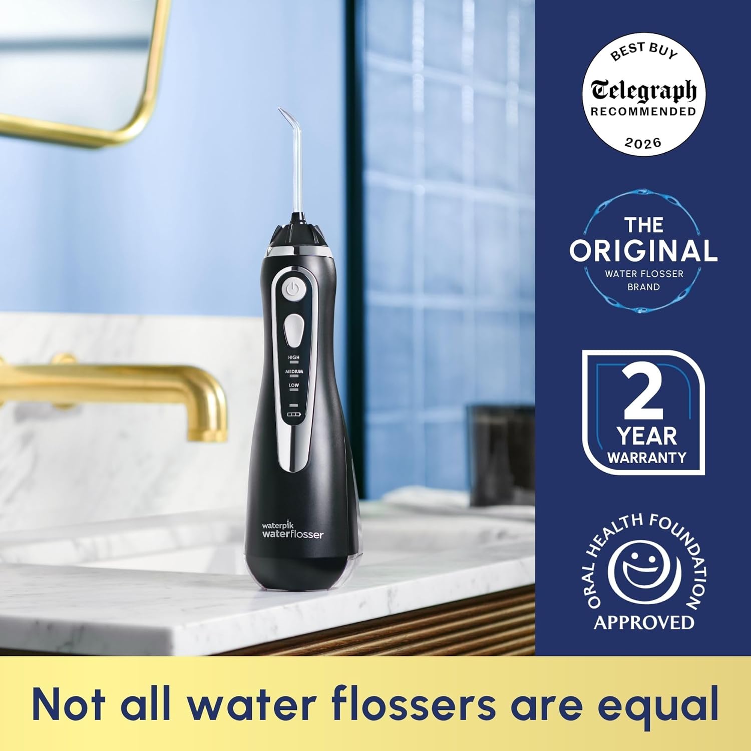 Thumbnail 4 de Waterpik Cordless Advanced Water Flosser WP-582UK