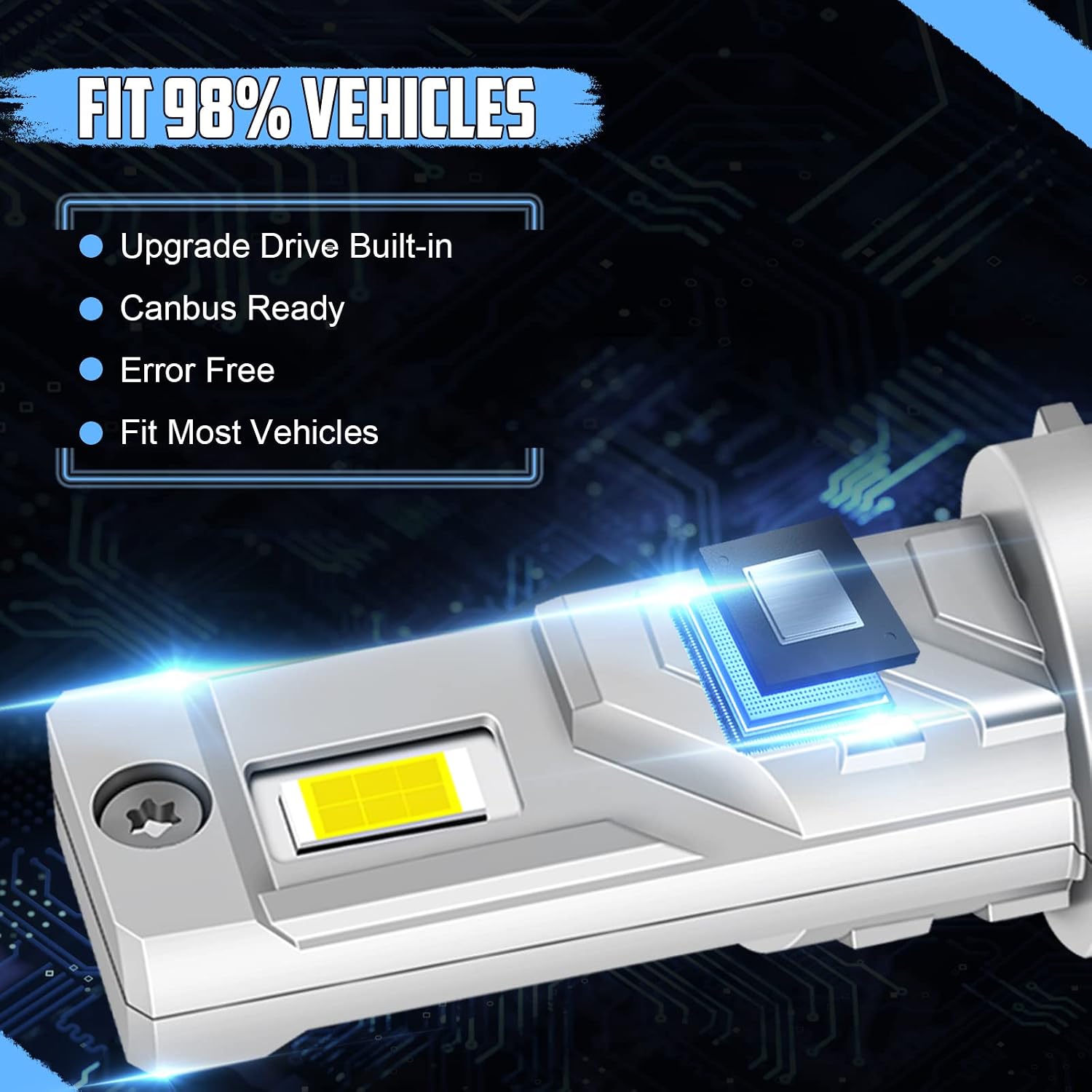 Thumbnail 6 de Afurkuot 9005/HB3 LED headlight bulbs