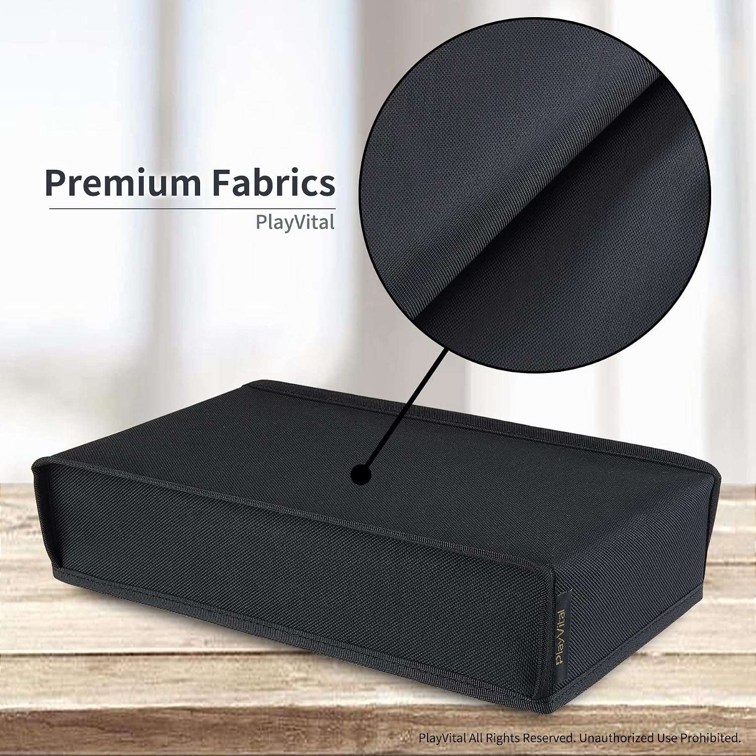 Detalle 2 de PlayVital Black Nylon Dust Cover for Xbox Series S