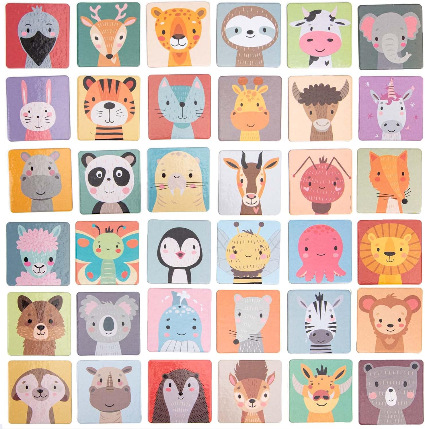 Thumbnail 2 de All Kids United — Jeu de mémoire Memo² (72 cartes) avec des paires d’animaux en bois