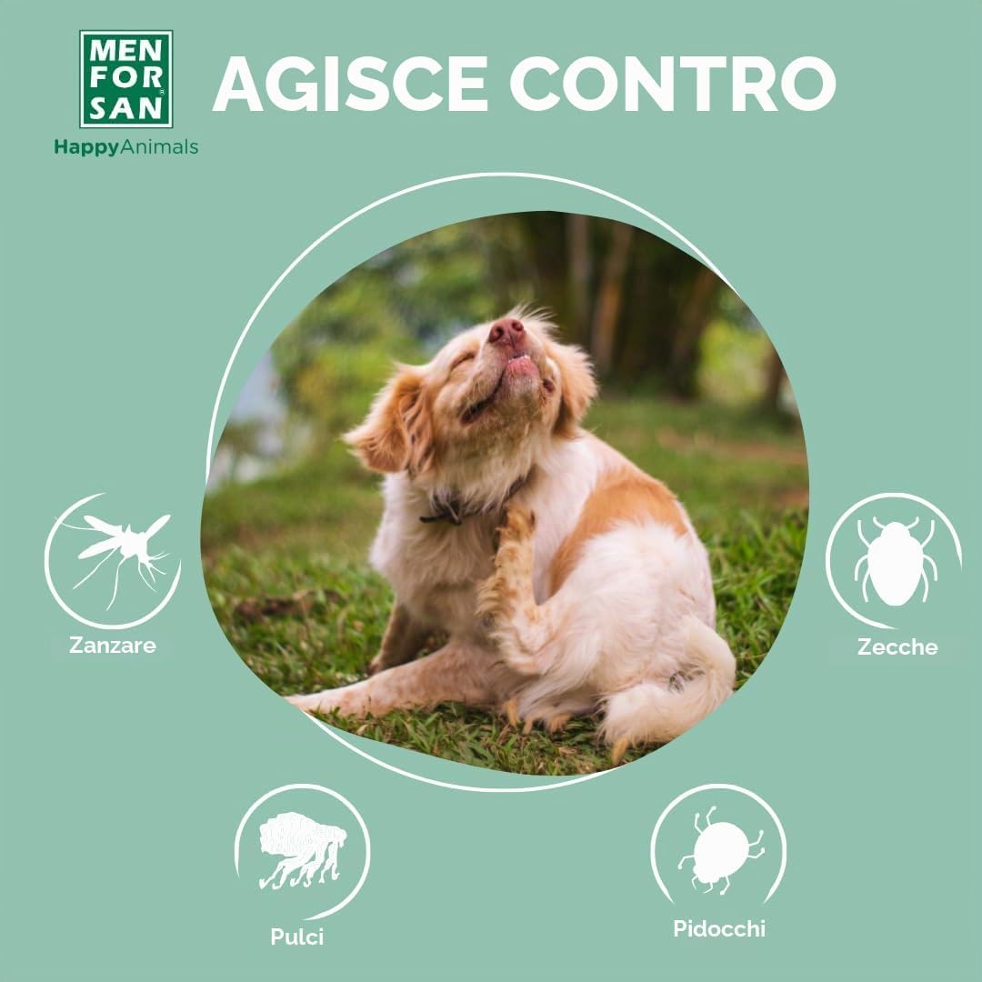 Detalle 2 de Menforsan Shampoing per cani Repellente Insetti alla Citronella