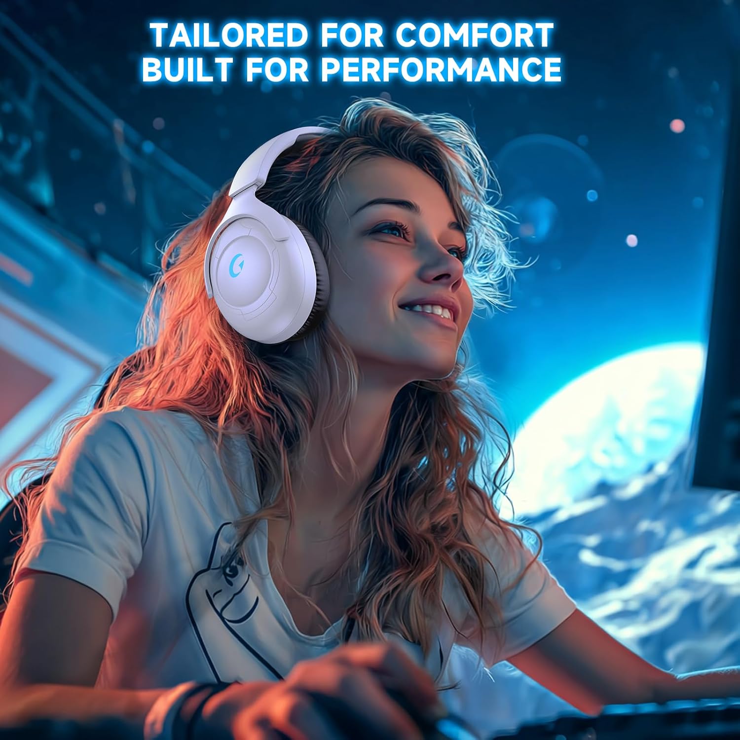 Thumbnail 3 de Rumoon wireless gaming headset with mic