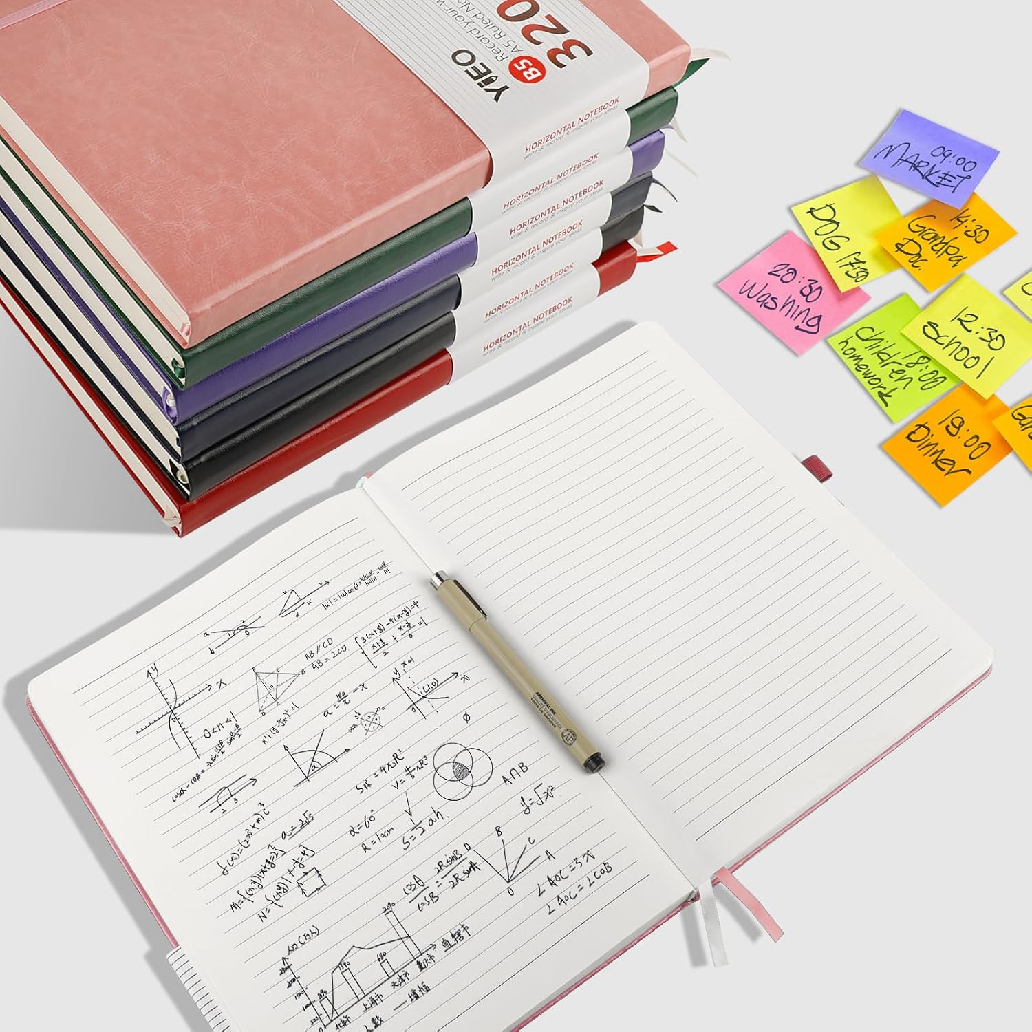 Thumbnail 6 de B5 Lined Notebook 19 x 25 cm, 320 pages
