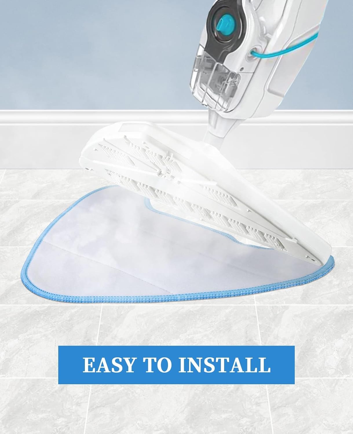 Detalle 2 de BONBELONG Microfiber Steam Mop Pads Replacement (3 Pack) for VAX S85-CM and VAX Steamer Cleaner models