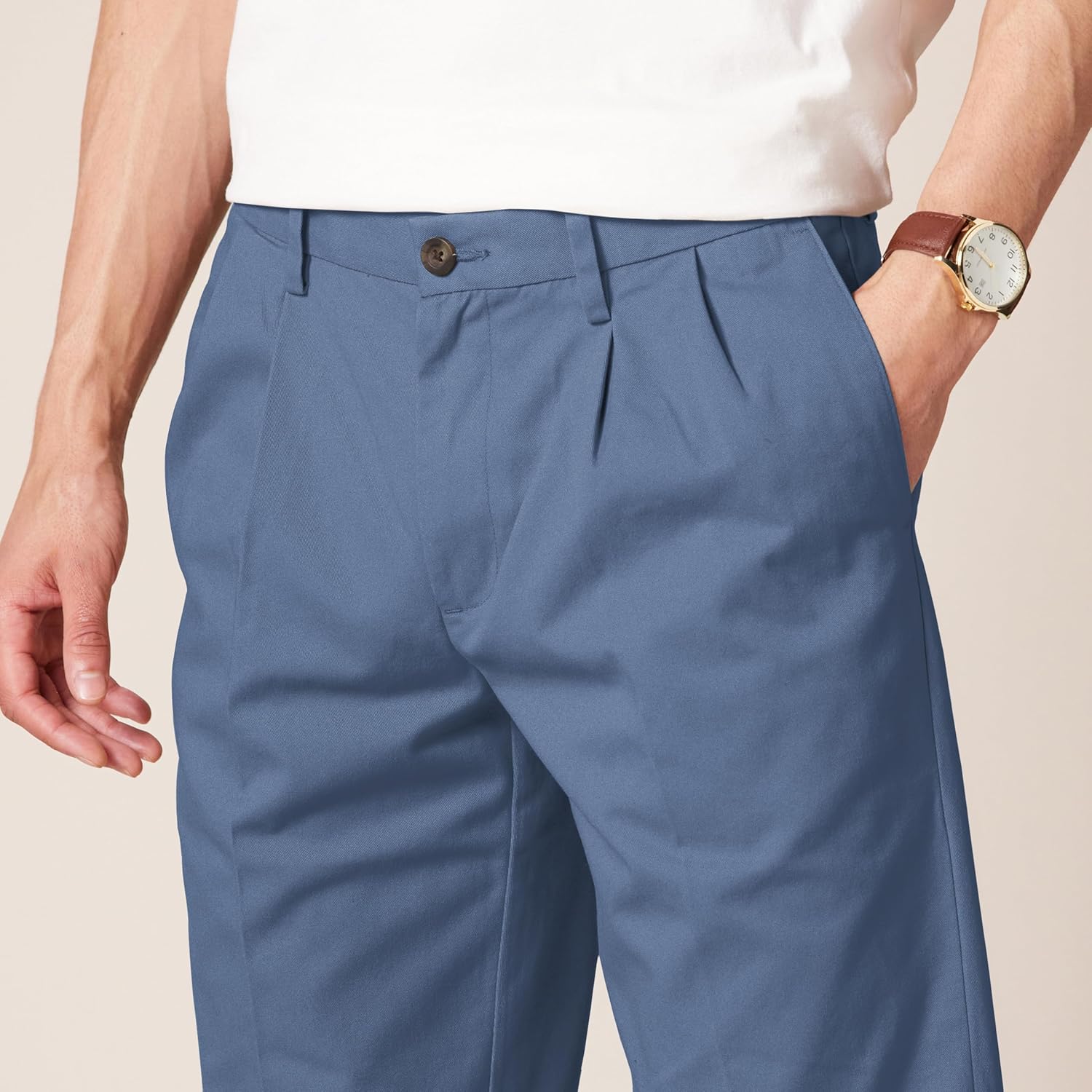 Thumbnail 3 de Amazon Essentials Herren Knitterfreie Chinohose mit klassischer Passform – Big & Tall