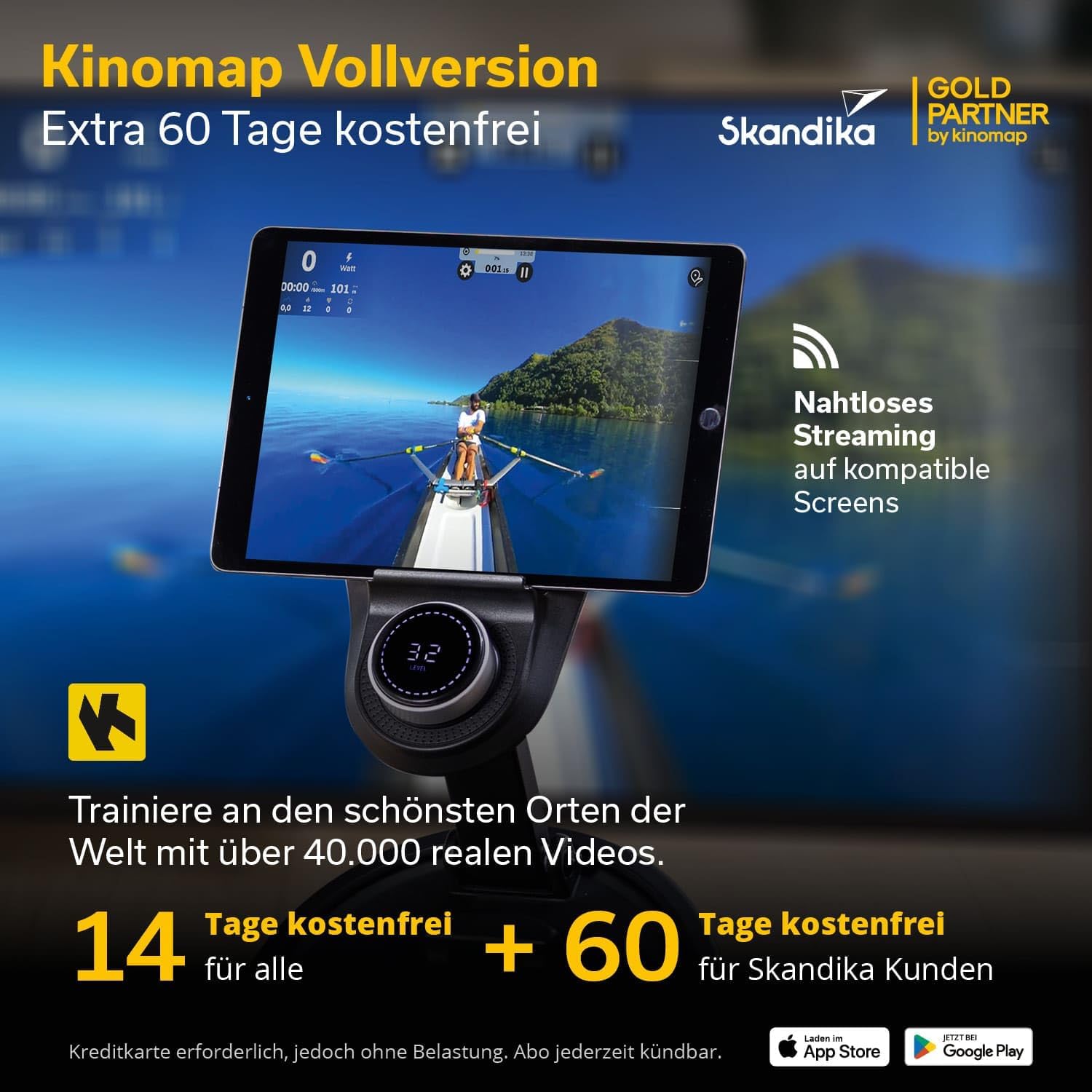 Thumbnail 4 de Skandika Rovek Rudergerät 195 cm 🚣