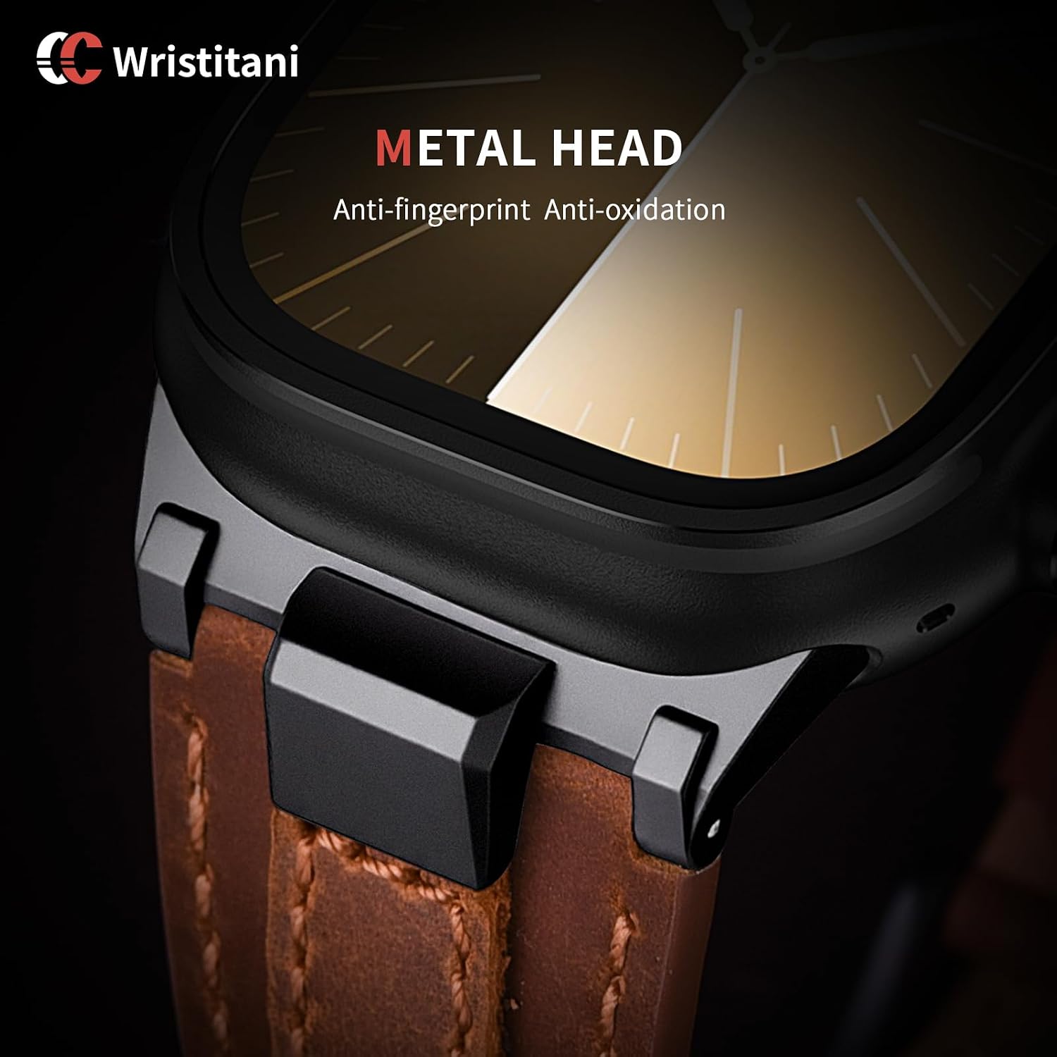 Detalle 1 de Wristitani Pulsera Cuero para Apple Watch