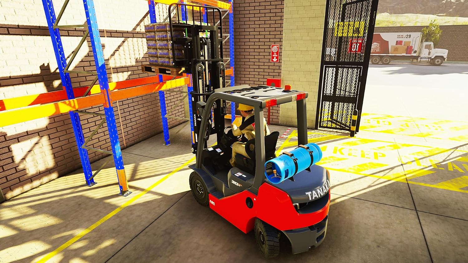 Detalle 2 de Aerosoft Gabelstapler Simulator – PS5: Realistische Logistik-Simulation mit Karriere- und Endlosmodus
