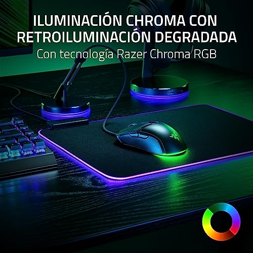 Detalle de Razer Cobra: ratón para juegos ligero con cable Speedflex y sensor óptico de 8500 DPI