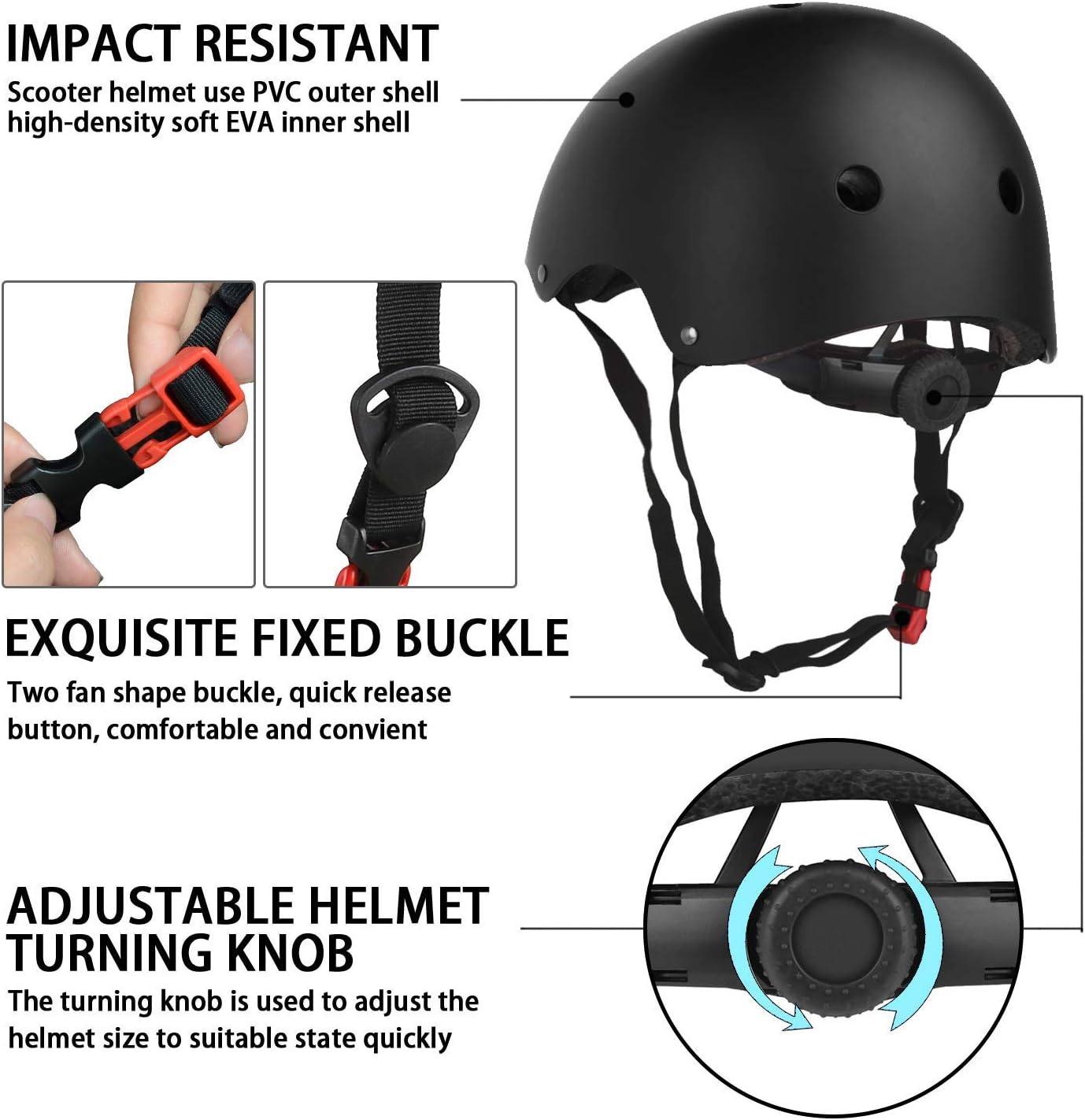 Detalle 1 de Kids' Bike Helmet and Pads Set, 48–54 cm