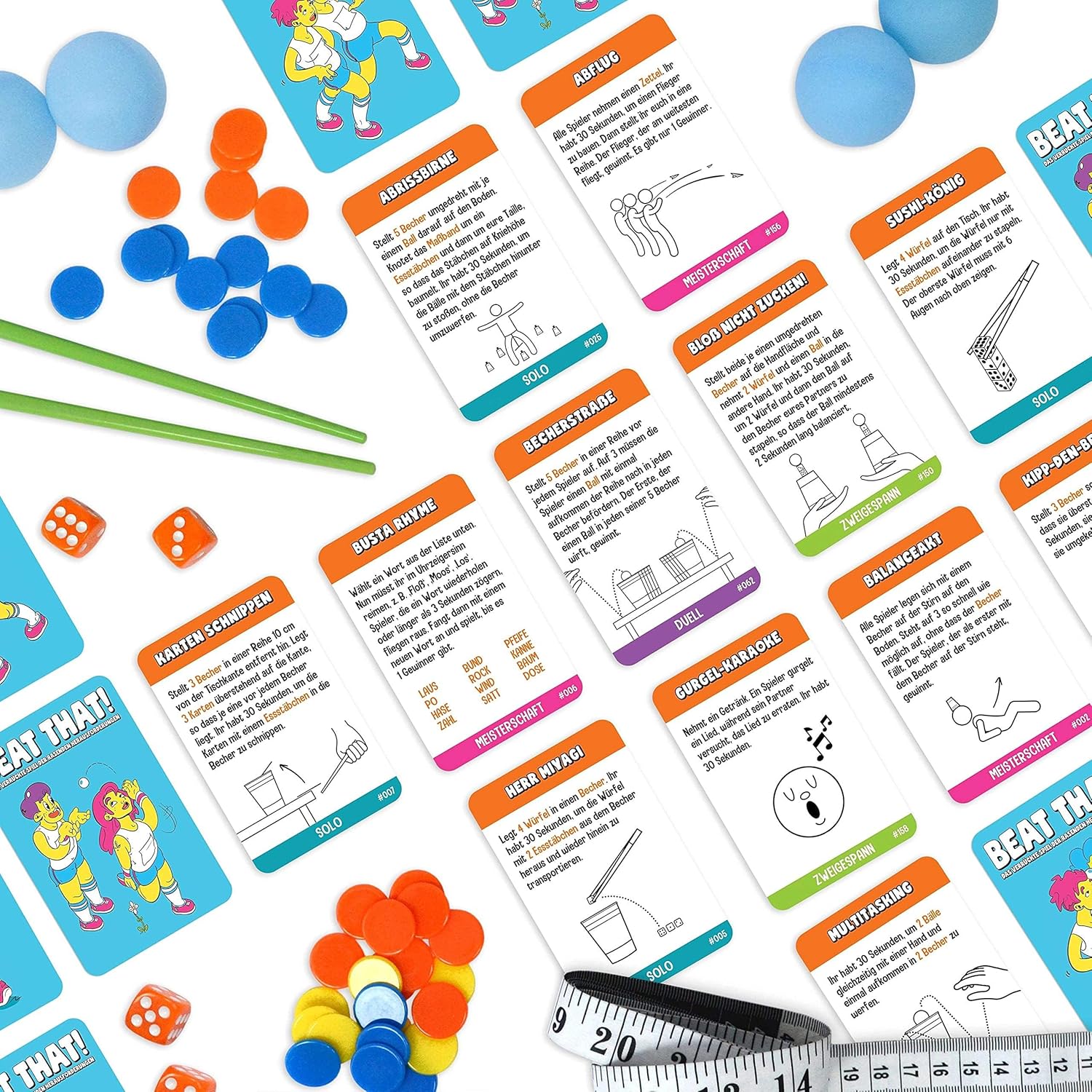 Thumbnail 6 de Gutter Games Beat that! – Rasende Partyspiel-Challenge für 2–8 Spieler ab 9 Jahren