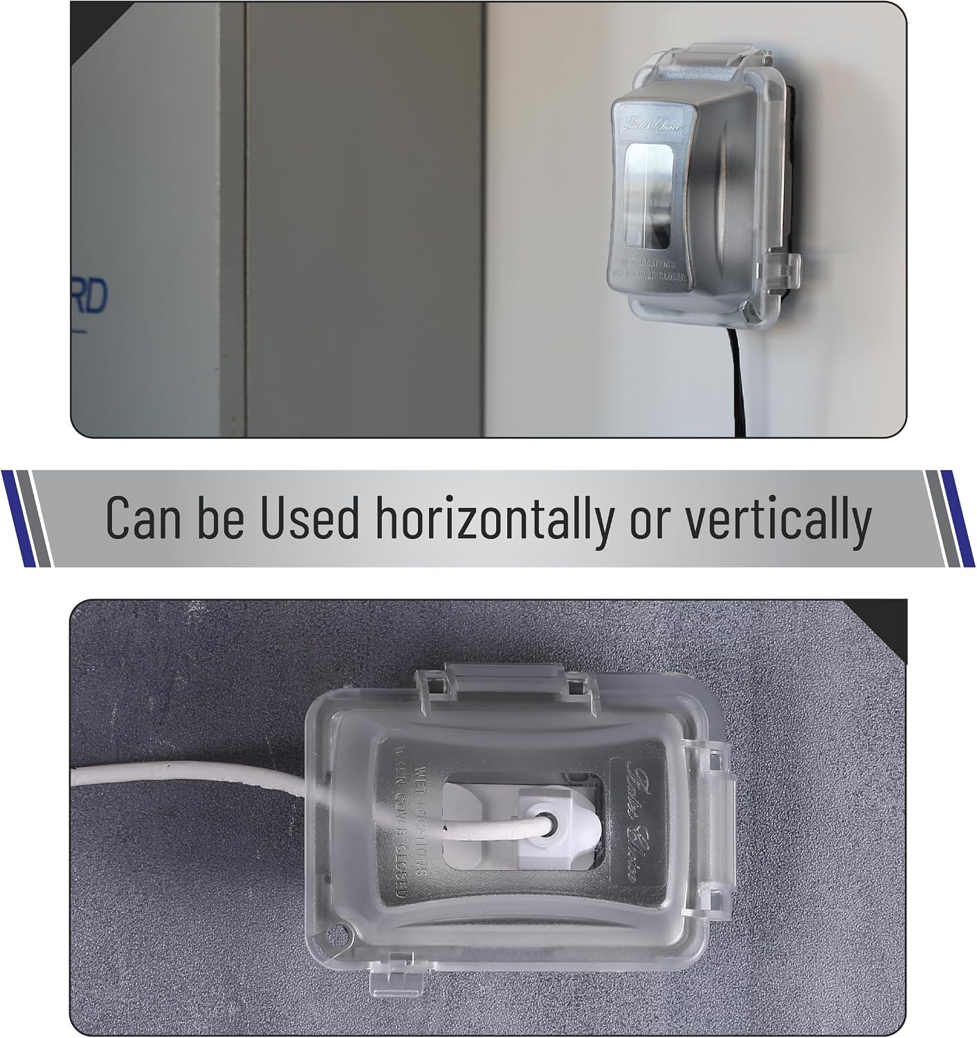 Thumbnail 6 de Bates Choice KEZV003B434VQ Weatherproof 1-Gang Outlet Covers, 3-Pack
