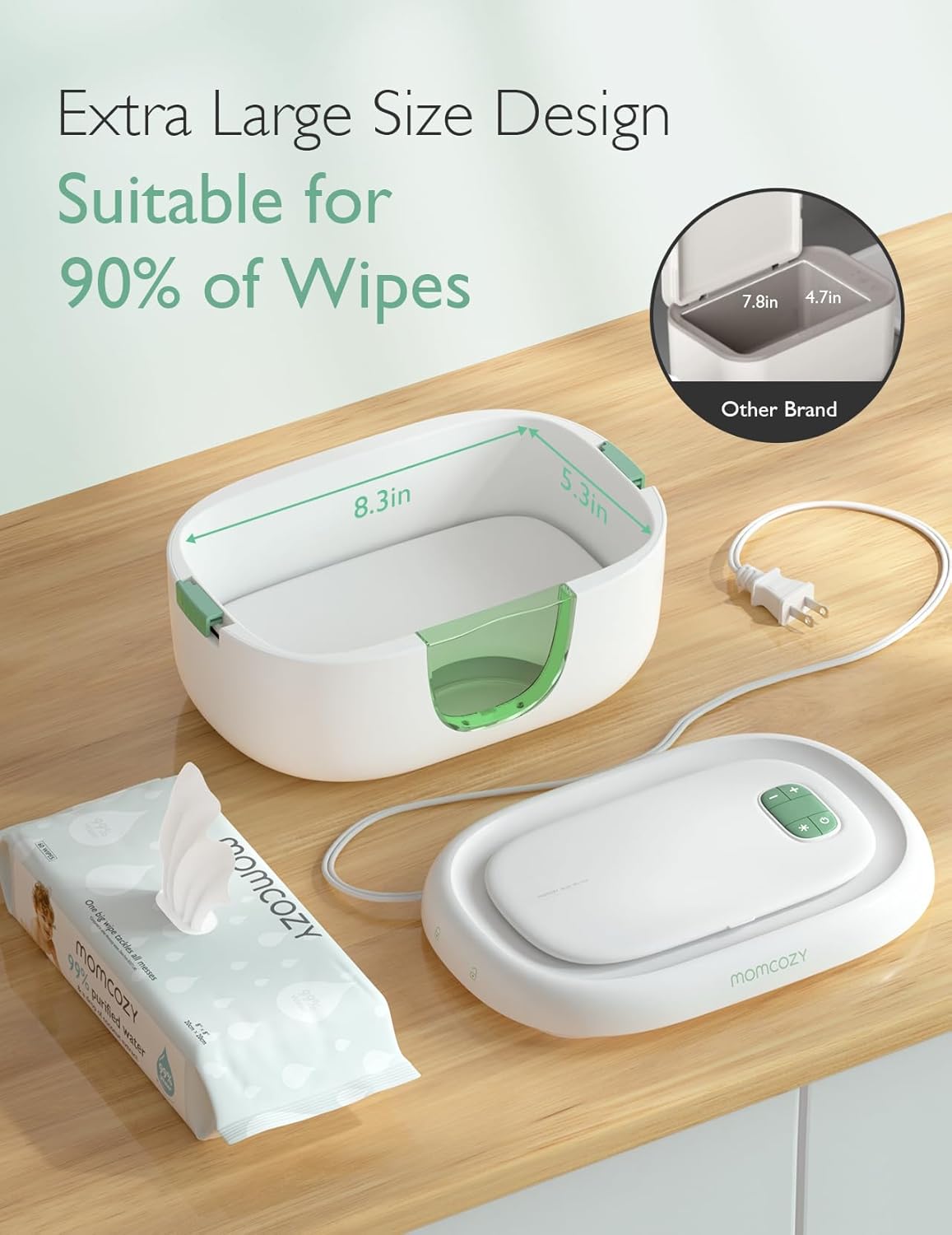 Thumbnail 5 de Momcozy Baby Wipe Warmer 4-mode wipe heater