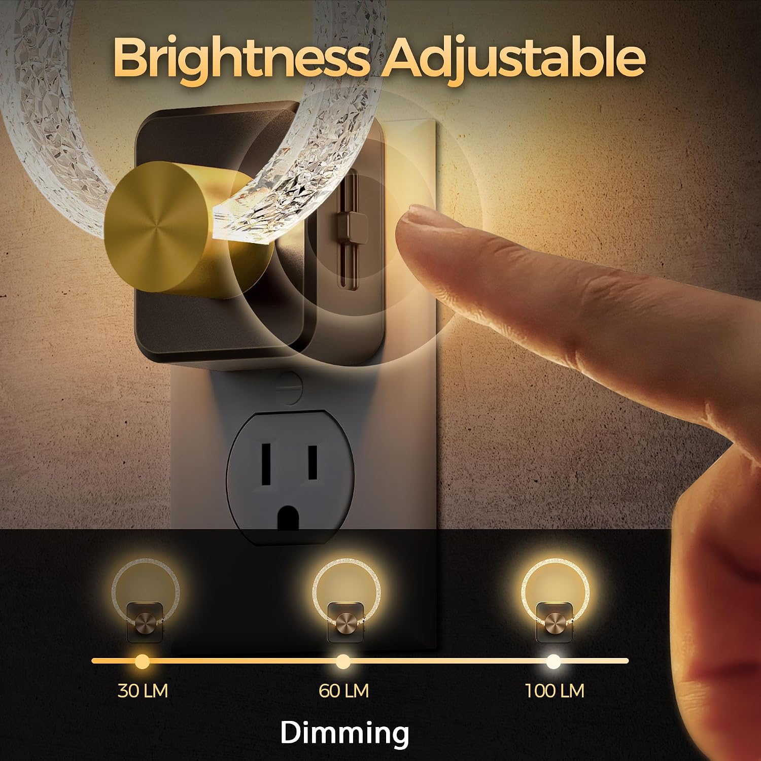Detalle de DORESshop Plug-In Night Light, Acrylic