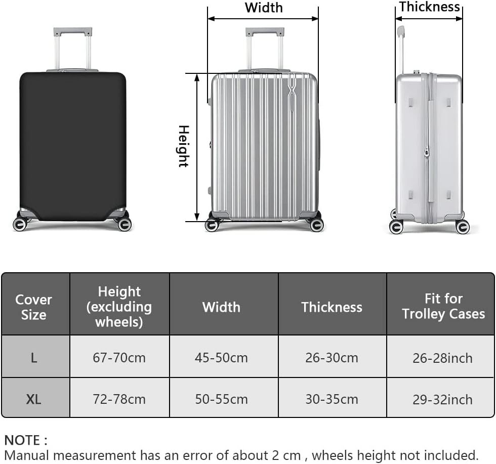 Detalle de flintronic Travel Luggage Cover 29-32 inch