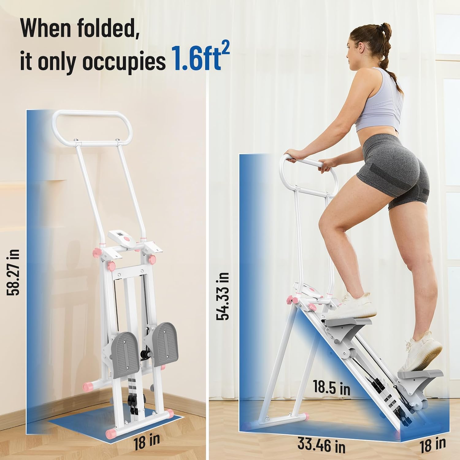 Thumbnail 6 de HXD-ERGO Stair Stepper 6-Level Resistance Climber