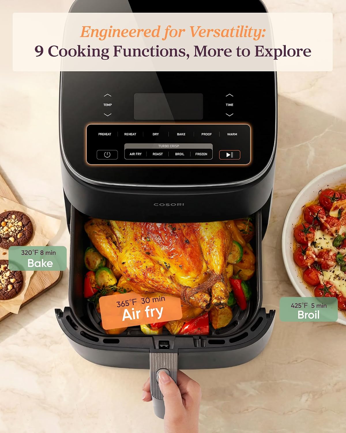 Thumbnail 2 de Cosori TurboBlaze 9-in-1 Air Fryer ⚡